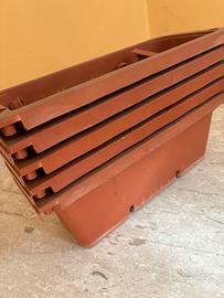 Balconiera marron 5 pezzi