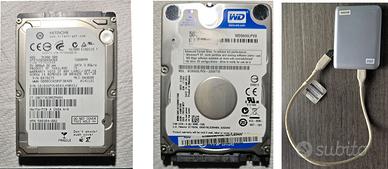 3 HDD 2,5" 2xWD + 1xHitachi + 2 Box Orico x 2,5"