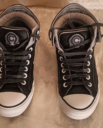 SCARPE CINVERSE UOMO MIS.40 PELLE NERA 