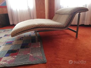 poltrona design chaise longue wave Saporiti