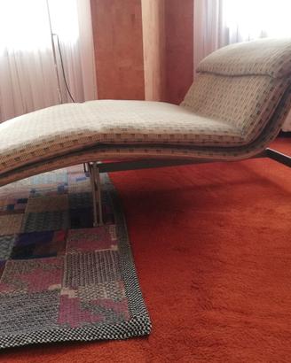 poltrona design chaise longue wave Saporiti