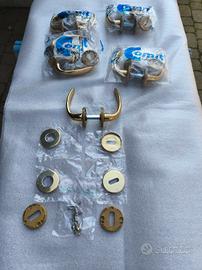 5 maniglie oro lucido 