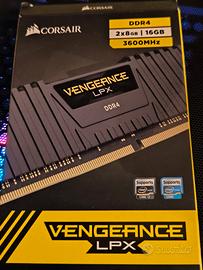 Corsair vengeance ddr4 4x8 3600 mhz