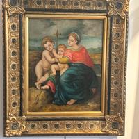Dipinto  "Madonna con Bambino e San Giovannino"