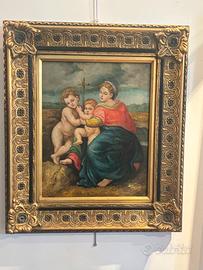 Dipinto  "Madonna con Bambino e San Giovannino"