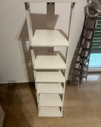 Scarpiera / scaffale porta scarpe bianco