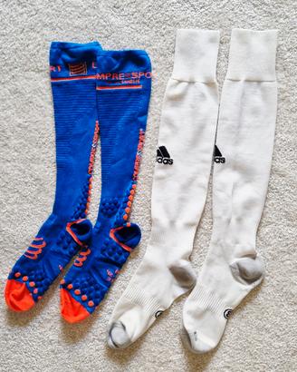 Calze sportive a compress. graduata