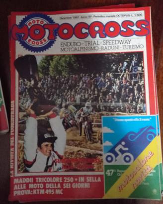 rivista MOTOCROSS numero 12 del 1981