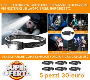 5 PZ LUCE DI EMERGENZA