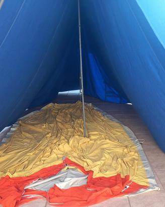 Tenda canadese 4 posti con veranda