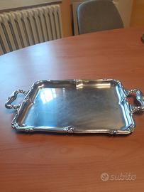vassoio acciaio d'epoca
