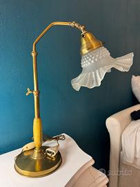 Lampada da tavolo ministeriale vintage