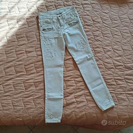 Jeans clearance bianchi bambina