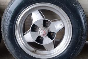 Cerchi in lega magnesio 14"x 6 BWA Alfa fiat abart