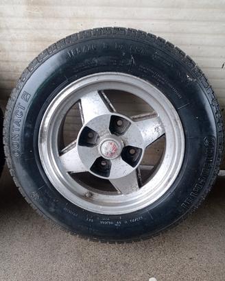 Cerchi in lega magnesio 14"x 6 BWA Alfa fiat abart