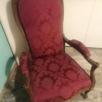 POLTRONA ANTICA STILE VOLTAIRE