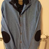 Set:camicia da uomo  XXL e cardigan XXL,nuovi 
