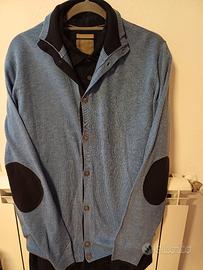 Set:camicia da uomo  XXL e cardigan XXL,nuovi 