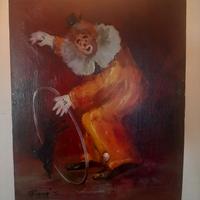 dipinto Sergio Raugi il clown