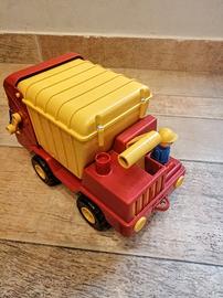 CAMION SPAZZATURA GIOCATTOLO LENA VINTAGE MADE GER