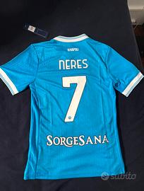 Maglia da calcio del napoli di neres