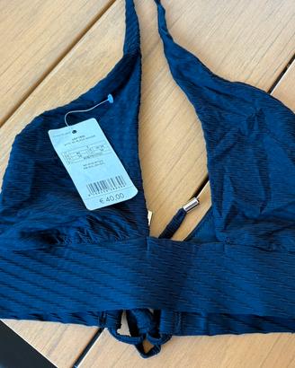 Top bikini Calzedonia “Black Waves” nero taglia 3