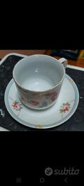 antica tazzina con piattino, zdf Germany 