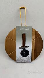 Set Tagliere Pizza Brandani in Legno