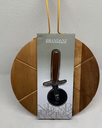 Set Tagliere Pizza Brandani in Legno