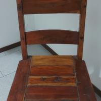 sedia  arte povera