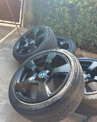 4 Cerchi in lega BMW 17 pollici 5x120 neri