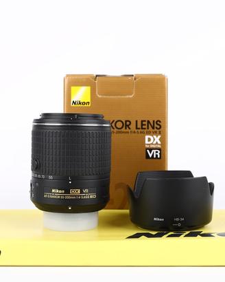 Nikon 55-200mm f4-5.6 G ED VR II DX USATO GARANTIT