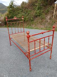 letto in ferro battuto