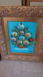 Quadro con cornice in legno Naturale "Otis" 