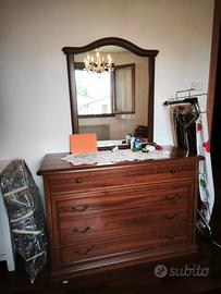 Comò cassettiera + comodini stile classico