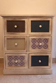 Cassettiera + comodino abbinato