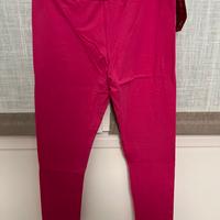 Leggins rosa donna taglia unica