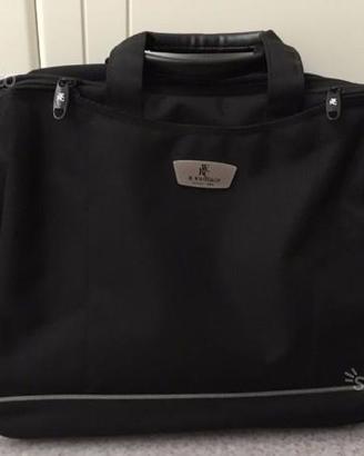 Borsa valigia R.WHITE&CO PC porta documenti nera