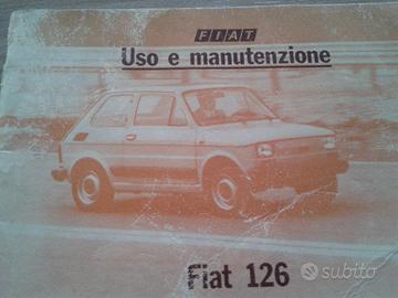 Libretto uso e man. Fiat 126 e A 112