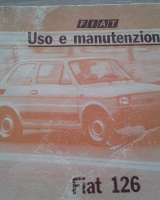 Libretto uso e man. Fiat 126 e A 112