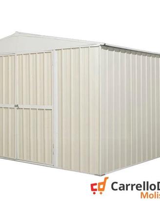 Box prefabbricato in acciaio 360x430cm avorio