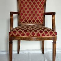 Sedie poltroncina classica con braccioli