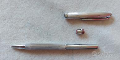 Waterman matita meccanica vintage placcata argento