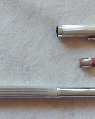 Waterman matita meccanica vintage placcata argento