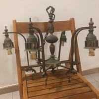 Lampadario vintage  sei lampade