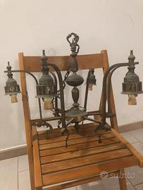 Lampadario vintage  sei lampade