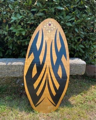 Skimboard Vintage-Tribal Surf