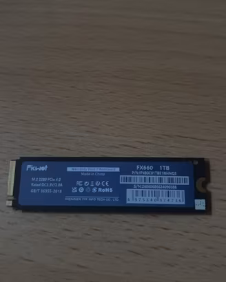 Ssd nvme fikwot FX660 1TB  PCle 4.0 M.2 2280