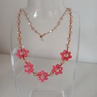 Collana con 5 fiori