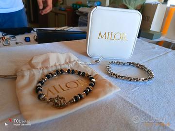 Set 2 bracciali uomo/donna Milor